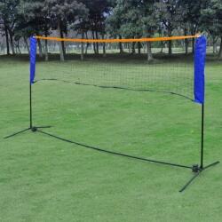 VidaXL Set fileu de badminton, cu fluturași, 500x155 cm (91308) - izocor
