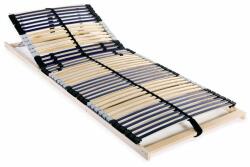 VidaXL Bază de pat cu șipci, 42 șipci, 7 zone, 80 x 200 cm, FSC (246468)