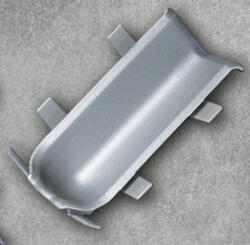 Celox OX Ezüst padlószegély belső sarok az ezüst eloxált alumínium ragasztható szegélyhez