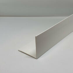 Celox OX Fehér L profil Műanyag sarokprofil 30x30x2500 mm Sarokléc élvédő szögprofil