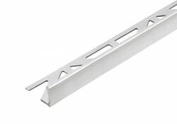Celox OX 8 mm L alakú alumínium csempeszegély eloxált matt ezüst színű élvédő 8x2500 mm-es profil