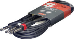 Stagg Кабел моно жак - два моно жака stagg - Модел syc3/p2p e 3 метра