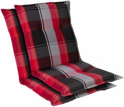 Blumfeldt Prato, pernă tapițată, pernă pentru scaun, spătar mic, scaun de gradină, poliester, 50x100x8cm, 2 x pernă (CPT10_10271970-2_) (CPT10_10271970-2_)