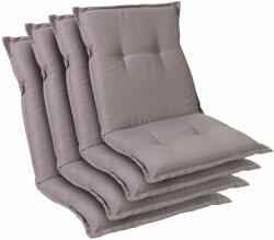 Blumfeldt Prato, pernă tapițată, pernă pentru scaun, spătar mic, scaun de gradină, poliester, 50x100x8cm, 4 x pernă (CPT10_10271964-4_) (CPT10_10271964-4_)