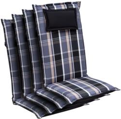 Blumfeldt Elbe, pernă, pernă pentru fotoliu, spătar înalt, pernă scaun de grădină, Dralon, 50 × 120 × 8 cm, 4 x pernă (CPT10_10269911-4_) (CPT10_10269911-4_)