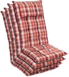 Blumfeldt Sylt, pernă tapițată, pernă pentru scaun, spătar mai înat, poliester, 50 × 120 × 9 cm, 4 x pernă bancă (CPT10_10231304-4_) (CPT10_10231304-4_)