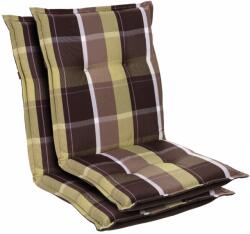 Blumfeldt Prato, pernă tapițată, pernă pentru scaun, spătar mic, scaun de gradină, poliester, 50x100x8cm, 2 x pernă bancă (CPT10_10221423-2_) (CPT10_10221423-2_)