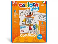 CARIOCA Set creativ markere, Baby 2+ Tales, 8 culori/set, Carioca SKR152