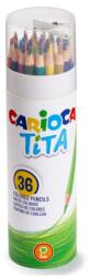 CARIOCA Tita 36db-os színes ceruza szett henger tokban - Carioca (43342) - jatekshop