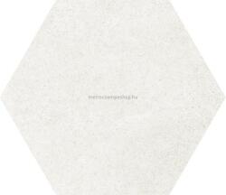  HEXATILE CEMENT WHITE fehér csúszásmentes matt hexagon járólap
