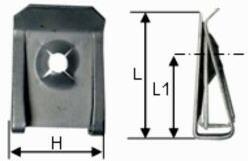  Horganyzott lemezanya (galvanizált), 2, 9 mm, 50 db/csomag