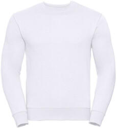 Russell Férfi pulóver hosszú ujjú Russell Europe Authentic Set-In Sweatshirt - XL, Fehér