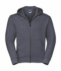 Russell Férfi kapucnis hosszú ujjú pulóver Russell Europe Men's Authentic Zipped Hood S, Konvoj szürke
