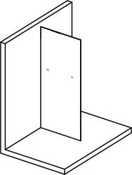 POLYSAN Modular Shower Fix törölközőtartó lyukakkal 100 cm (MS1-100-D)