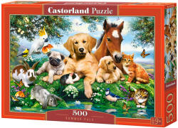 Castorland Puzzle Castorland din 500 de piese - Prieteni de vara (B-53230)