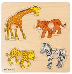 Heutink Puzzle cu piese mari Animale din Africa - Educo (E523209)