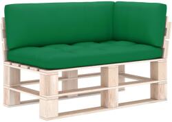 vidaXL Perne de paleți, 3 buc, verde, material textil (314663)