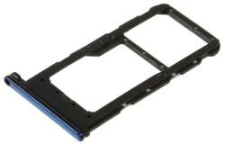 tel-szalk-1926477 Huawei Nova 3i / P smart Plus kék SIM kártya tálca (2 SIM kártyás telefonokhoz) (tel-szalk-1926477)