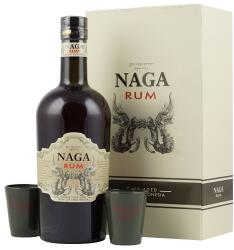 NAGA RUM Double Cask Aged 40% dd. + 2 pohár