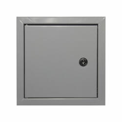 Dalap Ușa de vizitare metalică cu încuietoare 400x400 mm, gri (RVMLG 400x400)