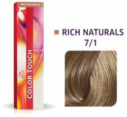 Wella Color Touch Rich Naturals cu efect multi-dimensional 7/1 60 ml