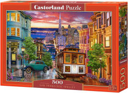 Castorland Puzzle Castorland din 500 de piese - San Francisco Trolley (B-53391)