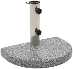 vidaXL Suport umbrelă de soare, gri, granit, 10 kg, curbat (45069) - vidaxl