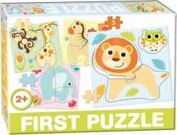 Dohány Baby First puzzle Safari Dohány cu 4 imagini de la 24 luni (DH63908)