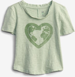 GAP Gen Good Graphic Tricou pentru copii GAP | Verde | Fete | 6-12 luni