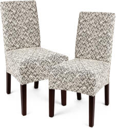 4Home Husă multielastică 4Home Comfort Plus penntru scaun, bej, 40 - 50 cm, set 2 buc