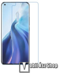 Képernyővédő fólia - Ultra Clear - 1db, törlőkendővel, A képernyő sík részét védi! - Xiaomi Mi 11