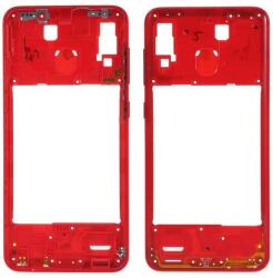 tel-szalk-1927522 Samsung Galaxy A20 SM-A205F piros középső keret (tel-szalk-1927522)