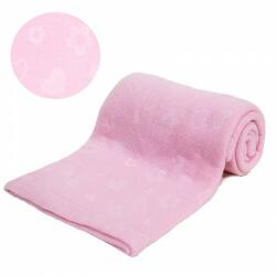 Soft Touch Paturica bebe din fleece roz Soft Touch (KDWFBP05BPP) Lenjerii de pat bebelusi‎, patura bebelusi