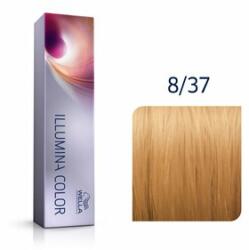 Wella Illumina Color vopsea profesională permanentă pentru păr 8/37 60 ml