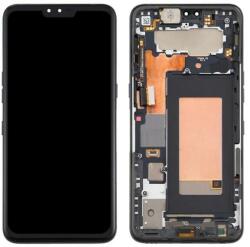  NBA001LCD101098 LG V50 ThinQ fekete OEM LCD kijelző érintővel kerettel előlap (NBA001LCD101098)
