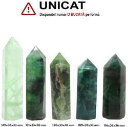 Obelisc Fluorit Verde 1 Varf - 109-149 x 33-36 x 30-36 mm - ( XXL)