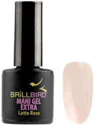 BRILLBIRD Mani Gel Extra - Latte Rose 8 ml - Saját köröm erősítő gél lakk alap