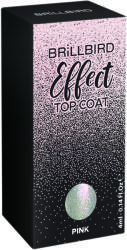 BRILLBIRD Effect Top Coat - Pink 4 ml