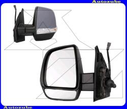 OPEL COMBO D 2011.09-2018.05 /X12/ Visszapillantó tükör bal "TEHER-gk. " manuális, domború tükörlappal, fényezhető borítással, irányjelzővel MFT410-L