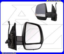 OPEL COMBO D 2011.09-2018.05 /X12/ Visszapillantó tükör jobb "TEHER-gk. " manuális, domború tükörlappal, fényezhető borítással, irányjelzővel 325-0145