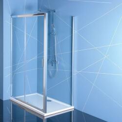 POLYSAN Easy Line zuhanyajtó (tolóajtó) oldalfallal, 100 x 70 cm, transzparent üveg (EL1015EL3115)
