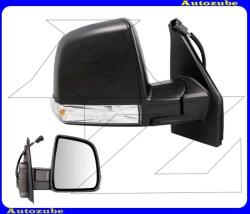 OPEL COMBO D 2011.09-2018.05 /X12/ Visszapillantó tükör jobb "SZEMÉLY-gk. " elektromos, fűthető-domború tükörlappal, hőmérős, fekete borítással, irányjelzővel FT9107315