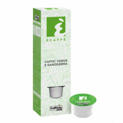 Caffitaly E’CAFFE CAFEA VERDE CU GANODERMA, Capsule cu Cafea