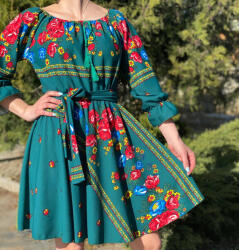 Ie traditionala Rochie stilizata cu motive traditionale Sanziana 3