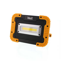 Well Proiector LED portabil cu baterie 4xAA 10W 600lm IP65 Well (COMPACT10)