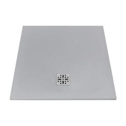 MARMY Dolomite 90x90 zuhanytálca Valentino Grey 80 7642 90 90 53 +ajándék szifon (80 7642 90 90 53)