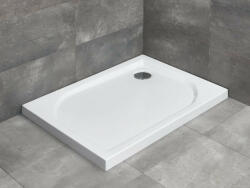Radaway Delos D aszimetrikus akril jobbos zuhanytálca előlappal 90x75 ajándék szifon, fehér 4D97514-03R (4D97514-03R)