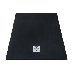 MARMY Dolomite 100x120 zuhanytálca Cavalli Black 80 7852 10 12 54 +ajándék szifon (80 7852 10 12 54)