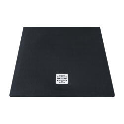 MARMY Dolomite 100x100 zuhanytálca Cavalli Black 80 7851 10 10 54 +ajándék szifon (80 7851 10 10 54)