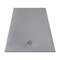 MARMY Dolomite 100x140 zuhanytálca Valentino Grey 80 7911 10 14 53 +ajándék szifon (80 7911 10 14 53)